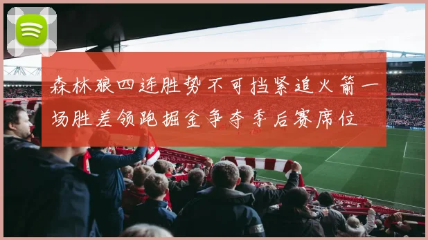 森林狼四连胜势不可挡紧追火箭一场胜差领跑掘金争夺季后赛席位